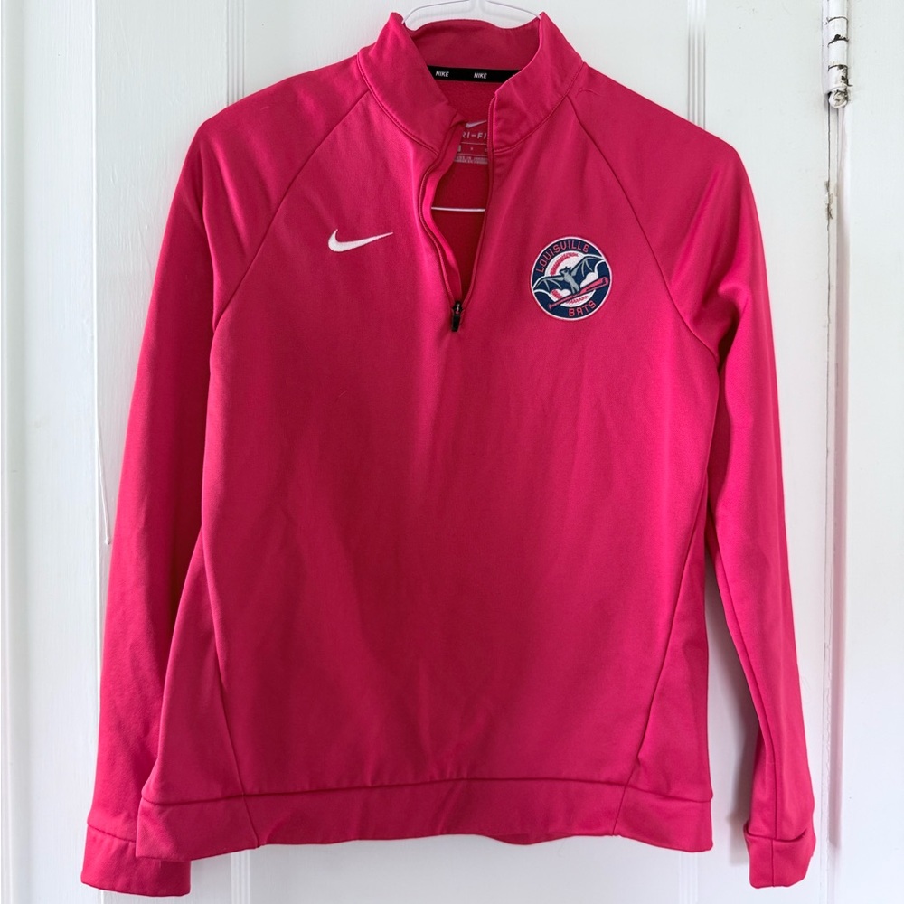 Nike Red Quarter-Zip Pullover